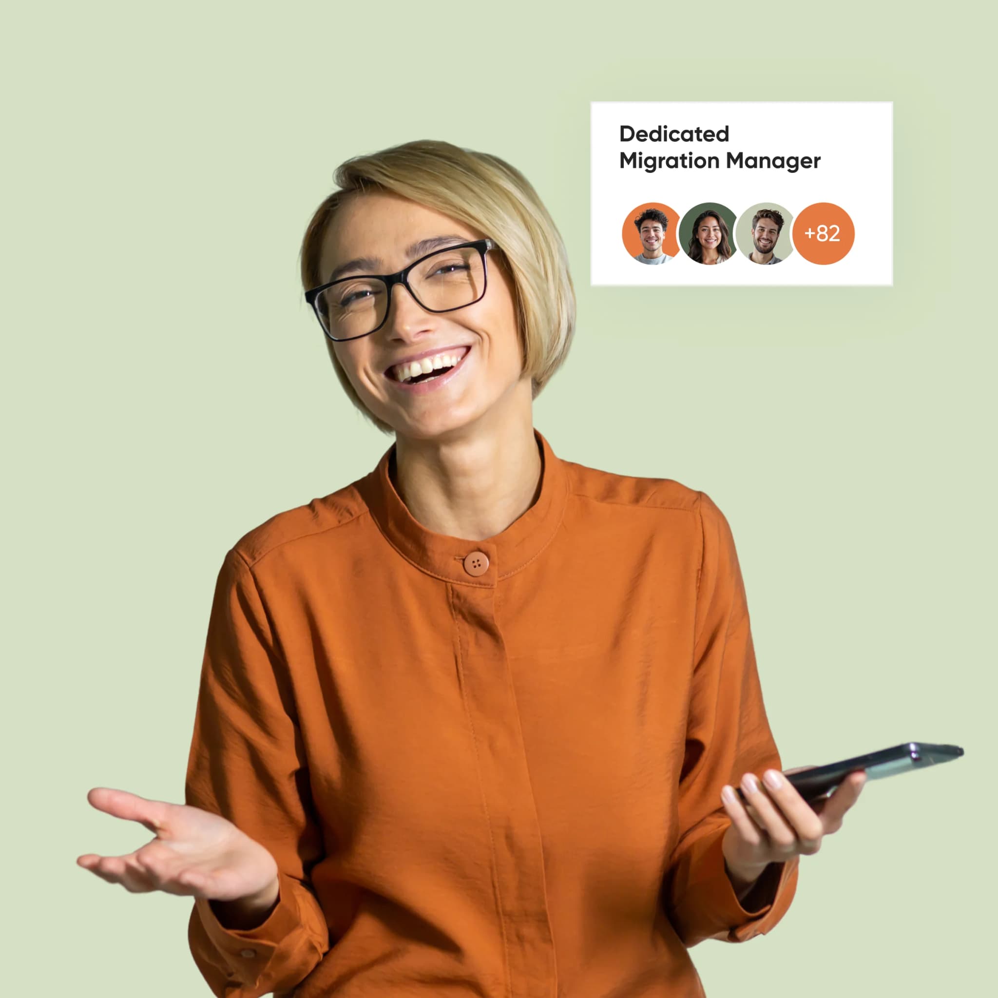 Seamless migration process visualization