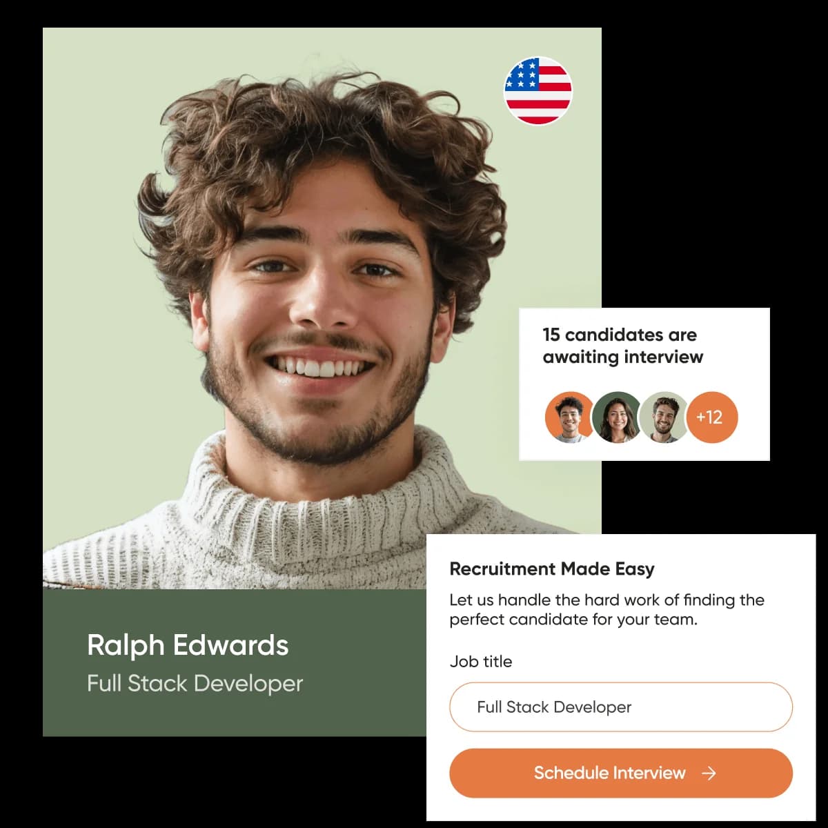 Talent profile card example